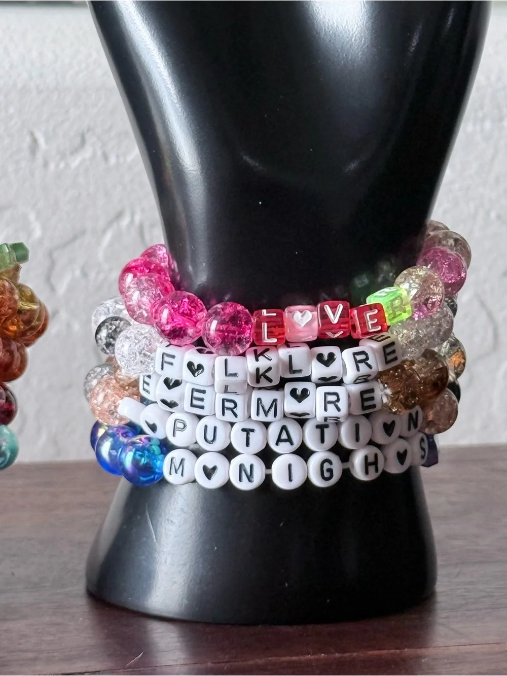 10 Handmade Taylor Swift Inspired Friendship Bracelets Eras Album Theme Lot - Picture 4 of 6